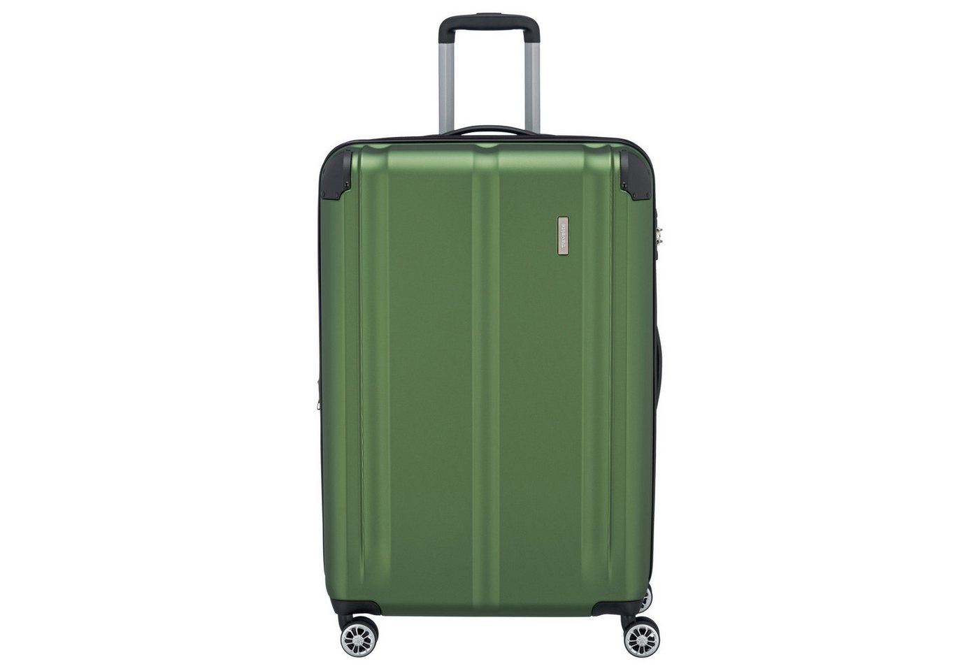 travelite Koffer City - 4-Rollen-Trolley erw. L 77 cm (grün) von travelite