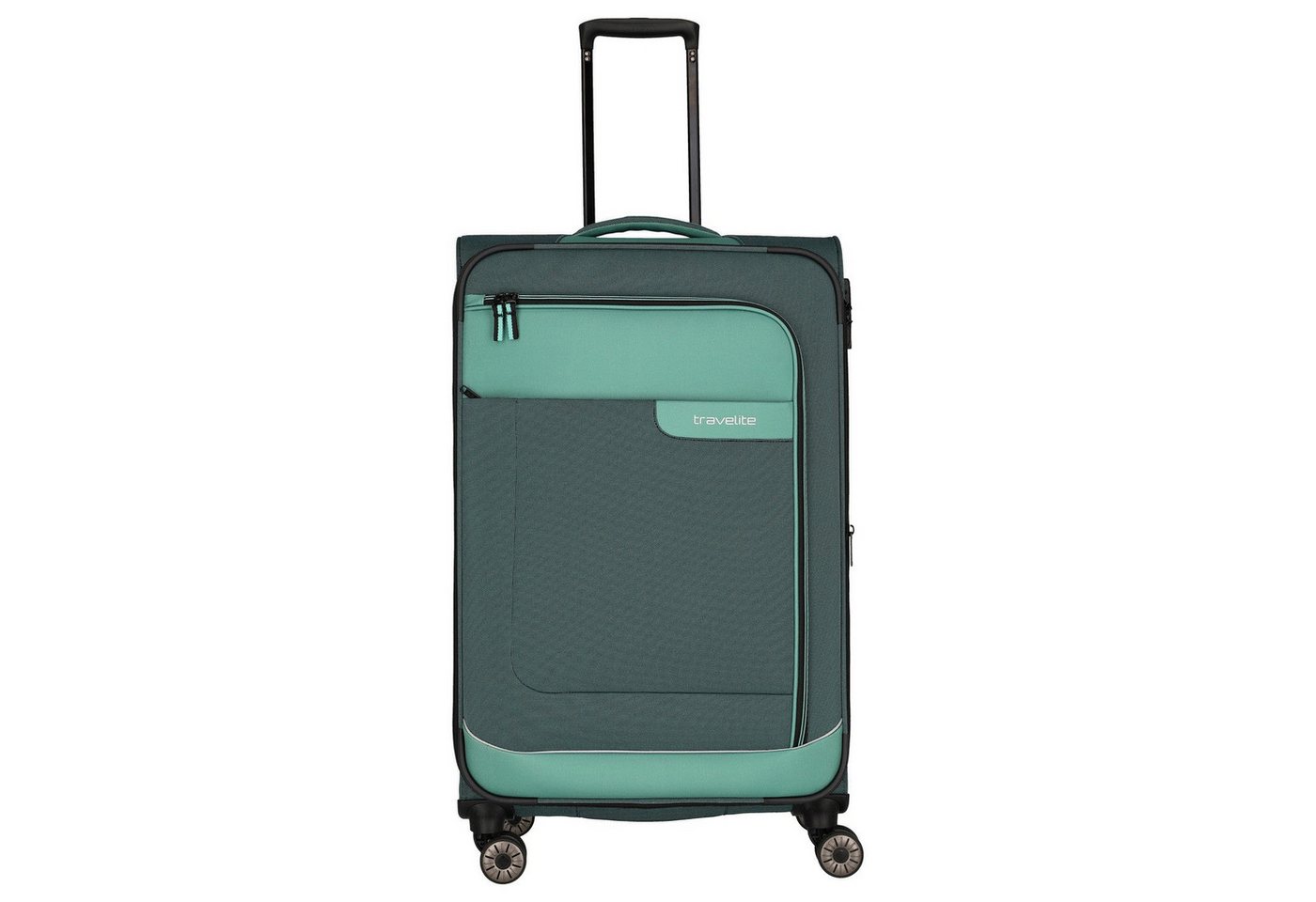 travelite Koffer Viia - 4-Rollen-Trolley L 77 cm erw. (Eukalyptus) von travelite