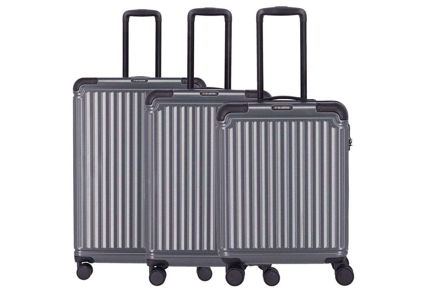travelite Kofferset Cruise - 4-Rollen Trolley Set 3tlg. von travelite