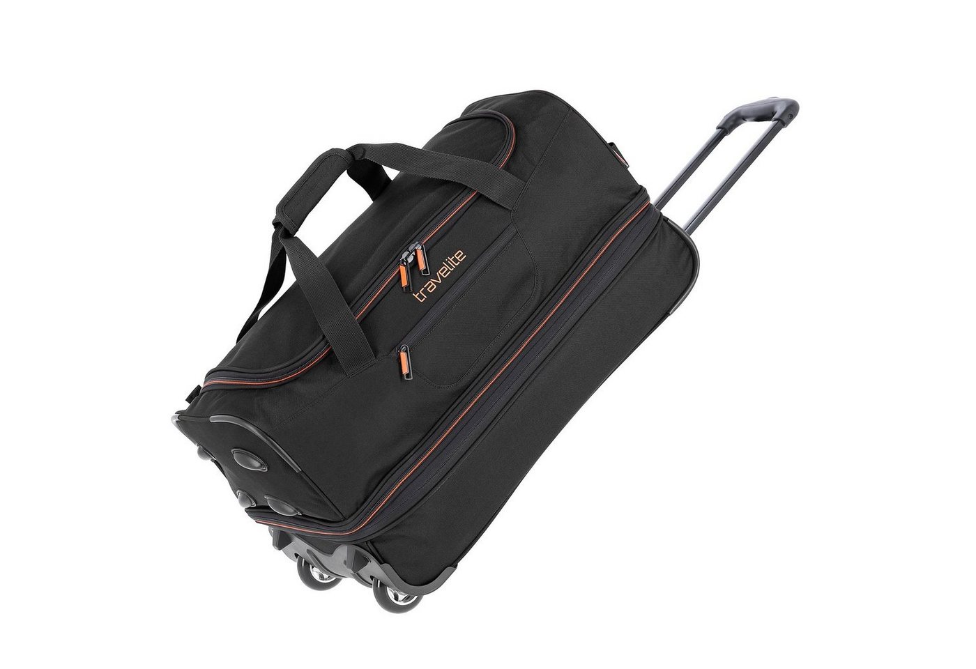 travelite Reisetasche travelite Basics Trolley Reisetasche 55 cm 2 Rollen erweiterbar von travelite