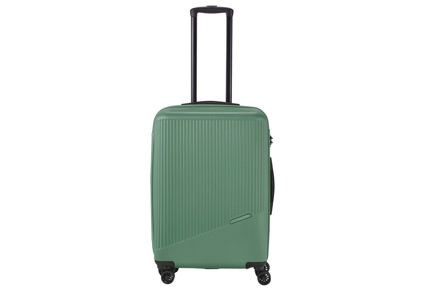 travelite Trolley Bali - 4-Rollen-Trolley M 67 cm (weiß/cognac), 4 Rollen von travelite