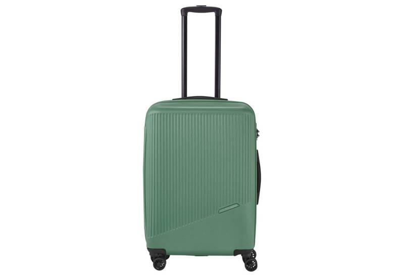 travelite Trolley Bali - 4-Rollen-Trolley M 67 cm (weiß/cognac), 4 Rollen von travelite