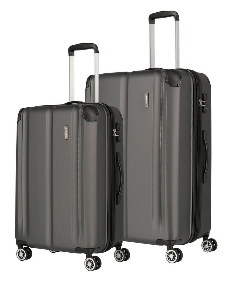 travelite Trolleyset City, 4 Rollen, (Set, 2 tlg) von travelite