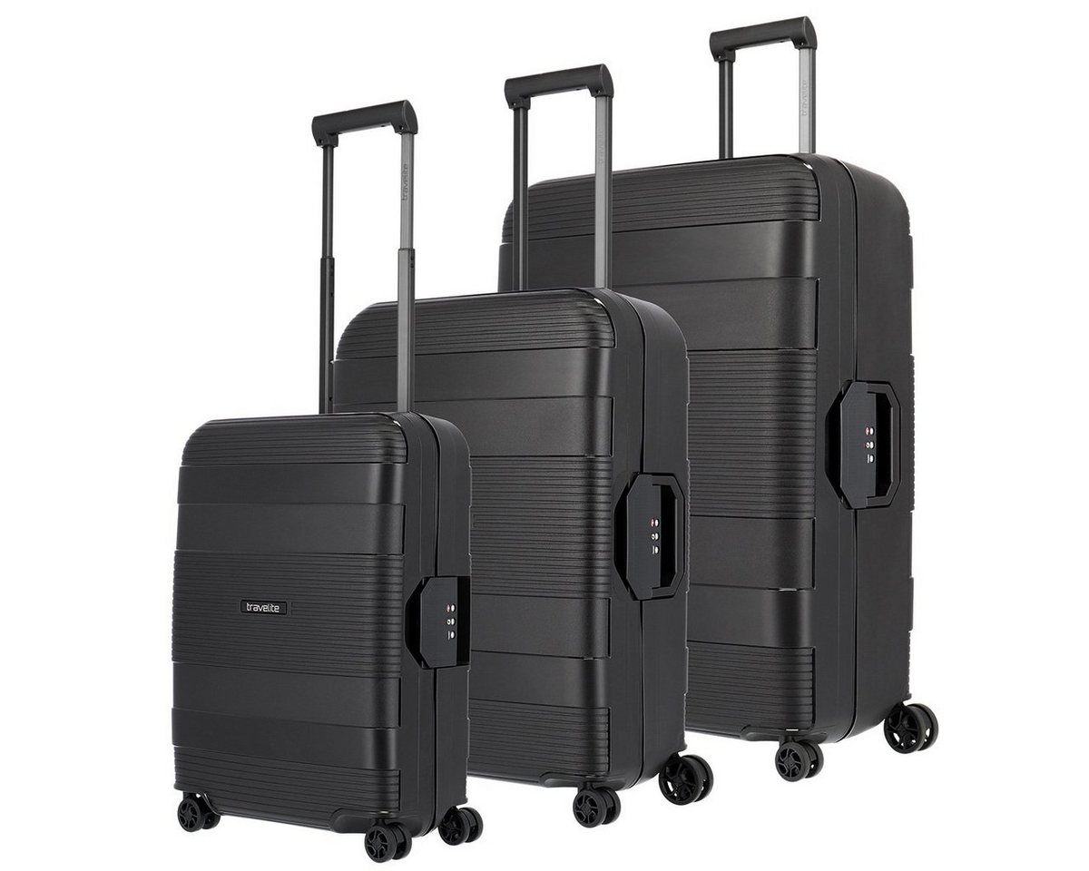 travelite Trolley Korfu 3er Set Hartschalen Rahmen Trolley 3tlg.Koffer 075840 travelite Trolley Korfu 3er Set Hartschalen Rahmen Trolley 3tlg.Koffer 075840 von travelite
