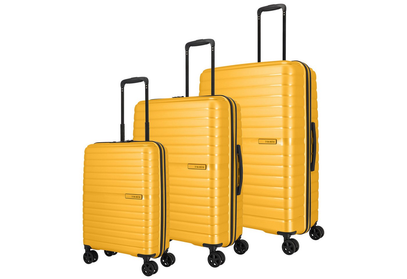 travelite Trolley Trient 3er Set Polypropylen Hartschalen Trolley 4-Rollen Koffer L+M+S, 4 Rollen, extrem robustes Polypropylen travelite Trolley Trient 3er Set Polypropylen Hartschalen Trolley 4-Rollen Koffer L+M+S, 4 Rollen, extrem robustes Polypropylen von travelite