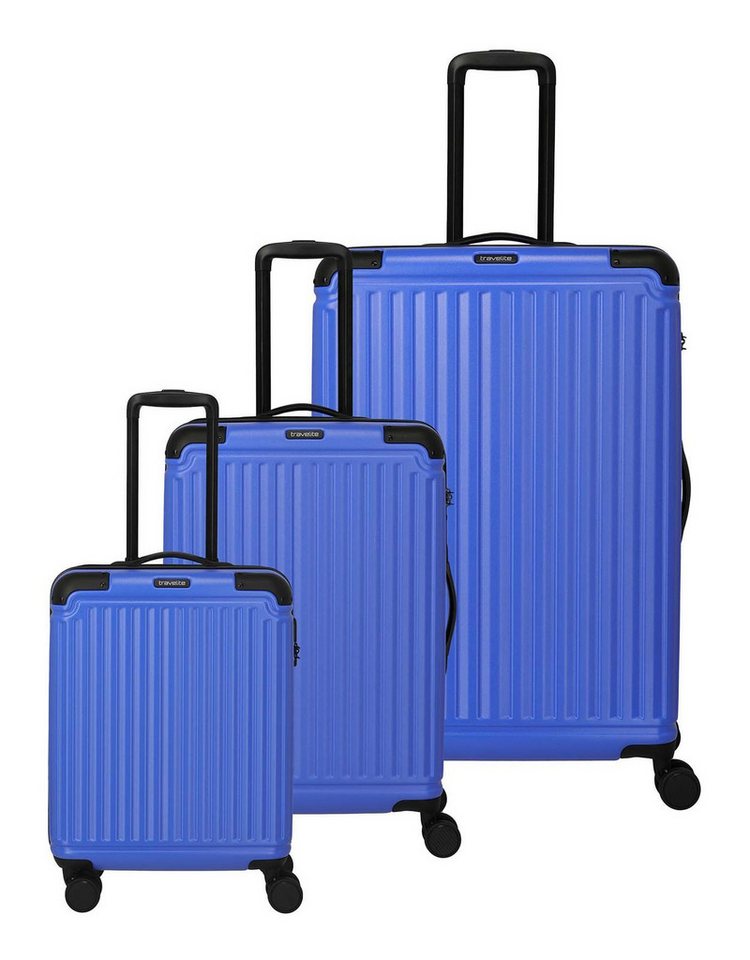 travelite Trolleyset 4W Trolley L / M / S Travelbag, 4 Rollen, (Set, 3 tlg) von travelite
