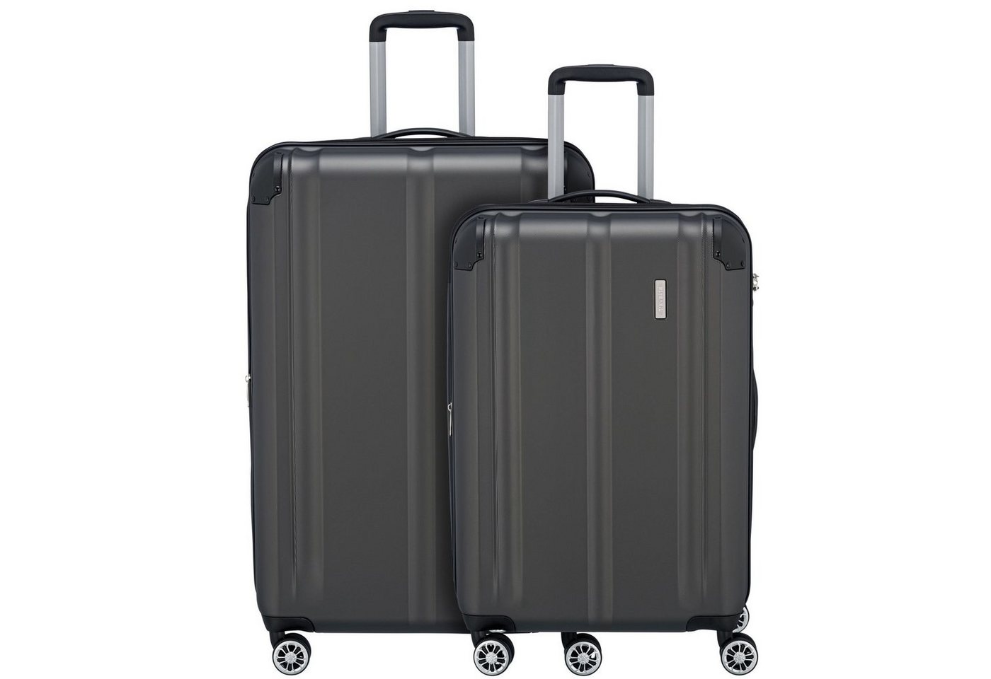 travelite Trolleyset City, 4 Rollen, (2-teilig, 2 tlg), ABS von travelite