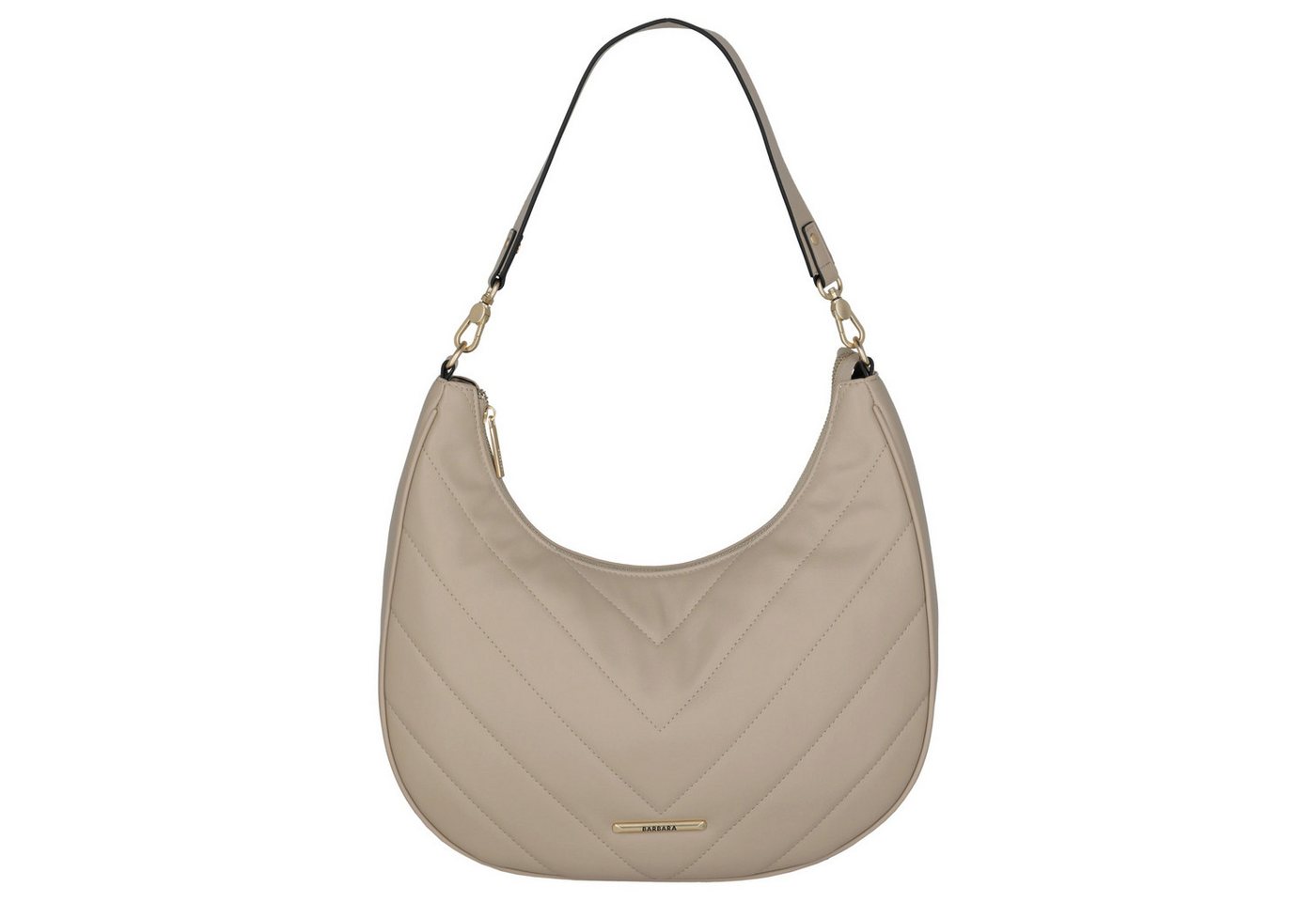 travelite Umhängetasche BARBARA Cozy Hobo Bag - Schultertasche 35 cm (sand) von travelite