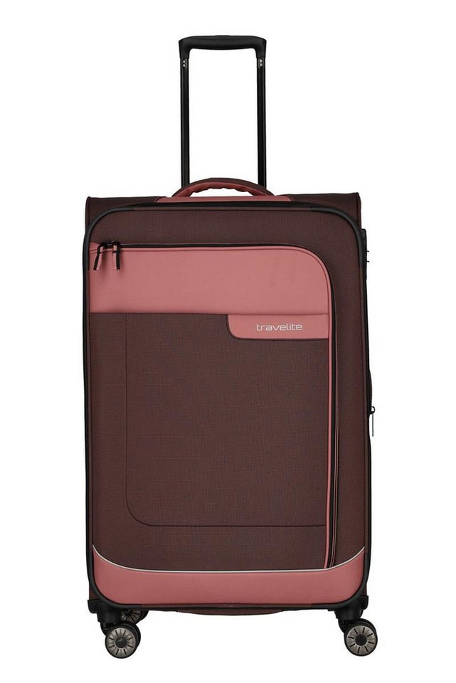 travelite Weichgepäck-Trolley Travelite 4Rad Koffer Viia L 77 cm Frühlingsrose von travelite