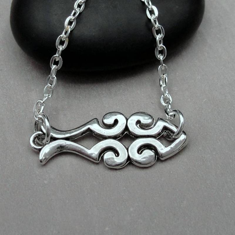 Silber Christian Ichthus Fisch Halskette, Jesus Charm, Religiöse Ichthys Religiöses Geschenk von treasuredcharms