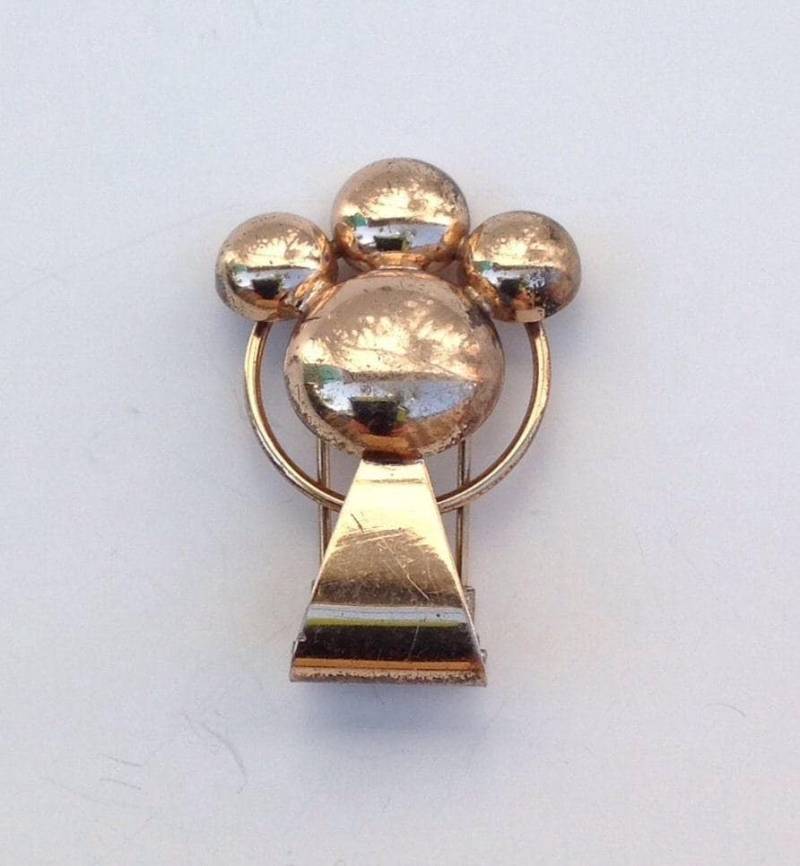 Vintage Art Deco Napier Sterling Silber Vermeil Pelz Schal Pin Brosche Vintage Art Deco Napier Sterling Silber Vermeil Pelz Schal Pin Brosche von treasureflow