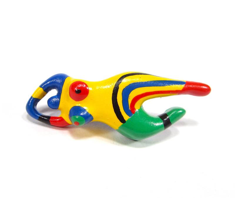 Brosche Pin Eva Multicolor Bunt Kunterbunt Handbemalt 4x1cm Original Soho Köln 1992 Brosche Pin Eva Multicolor Bunt Kunterbunt Handbemalt 4x1cm Original Soho Köln 1992 von treasuresofsoho