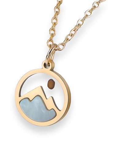 treats yourself Senfkorn christliche Halskette | Christlicher Schmuck für Frauen mit Symbolische Bedeutung | Ideal als christliche Geschenke oder christliche Geschenkidee (mit Muschel) von treats yourself