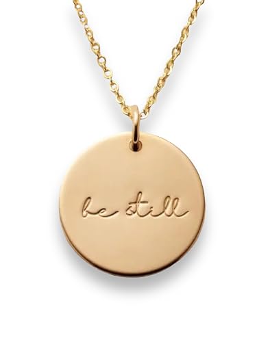 treats yourself Be Still and know that I am God | christliche Halskette | christliche Geschenke | eleganter christlicher Schmuck | christliche Geschenke für Frauen (ohne) treats yourself Be Still and know that I am God | christliche Halskette | christliche Geschenke | eleganter christlicher Schmuck | christliche Geschenke für Frauen (ohne) von treats yourself