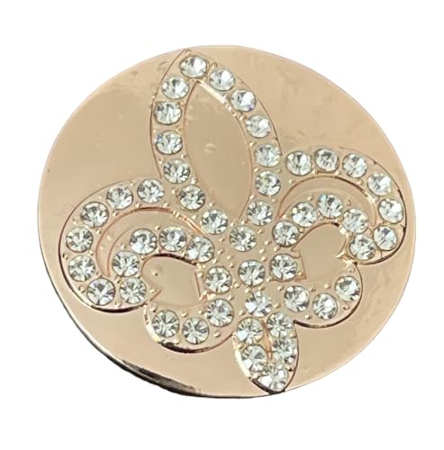 Treend24 Magnet Brosche Lilie Rosegold Schal Clip Bekleidung Magnetbrosche Poncho Taschen Stifel Textilschmuck Eule Herz stern von treend24