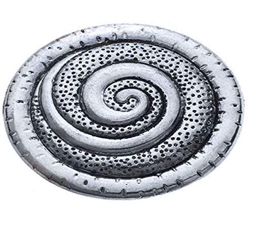 Treend24 Magnetbrosche Schnecke Strass Silber Spirale Anthrazit Magnet Brosche Schal Clip Bekleidung Magnetbrosche Poncho Taschen Stifel Textilschmuck Eule Herz stern Damen herren Mädchen Unisex von treend24