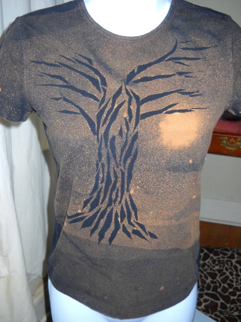 Damen Kleines Schwarzes Treeshirt Tr 9 von treeshirts