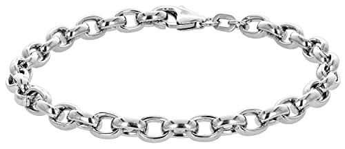 trendor Armband 925 Silber Erbsmuster Silber Armband Damen und Herren, Silberschmuck, Armschmuck Frauen und Männer, Armband Silber, Geschenkidee 78957-19 19 cm von trendor