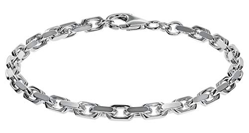 trendor Armband für Männer 925 Sterlingsilber Anker 21 cm Silber Armband Herren, Silberschmuck Männer, Armschmuck Silber, Herren Armband Silber, 08633 von trendor