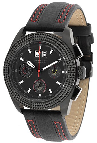 trendor Big Date Herren-Chronograph sportliche Armbanduhr für Männer, tolle Geschenkidee, modisches Accessoire, 7637-08 von trendor