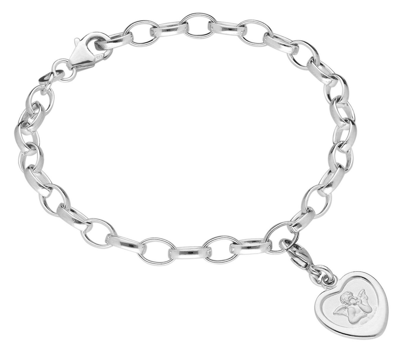 trendor Charm-Armband für Charms 925 Silber Starterband mit Engel von trendor