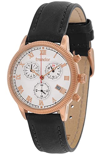 trendor Chronograph Damen-Armbanduhr Elegante Geschenkidee für Frauen, 7601-01 von trendor