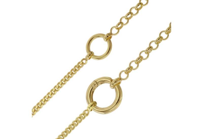 trendor Collier Damen-925 Silber Vergoldet Fantasie Collier von trendor