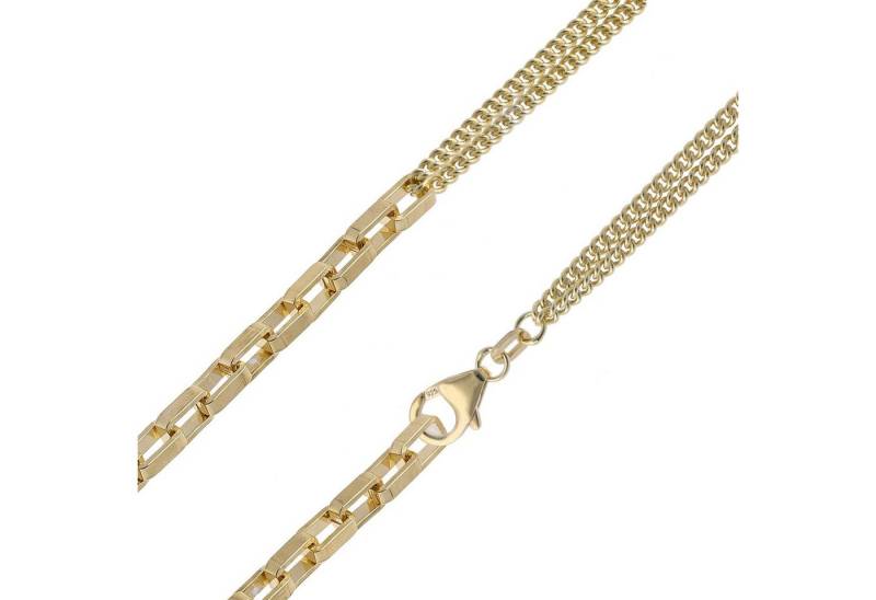 trendor Collier Damen-925 Silber Vergoldet Fantasie- von trendor