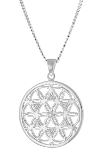 trendor Damen-Kette Mandala 925 Silber zauberhafter Halsschmuck für Frauen, wunderschöne Geschenkidee, 15945-45 45 cm trendor Damen-Kette Mandala 925 Silber zauberhafter Halsschmuck für Frauen, wunderschöne Geschenkidee, 15945-45 45 cm von trendor