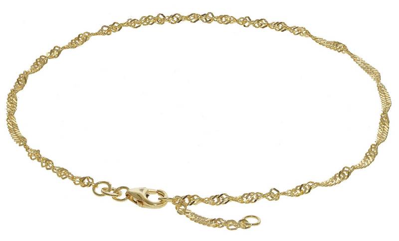 trendor Fußkette 333 Gold Singapur-Muster 2,2 mm breit von trendor