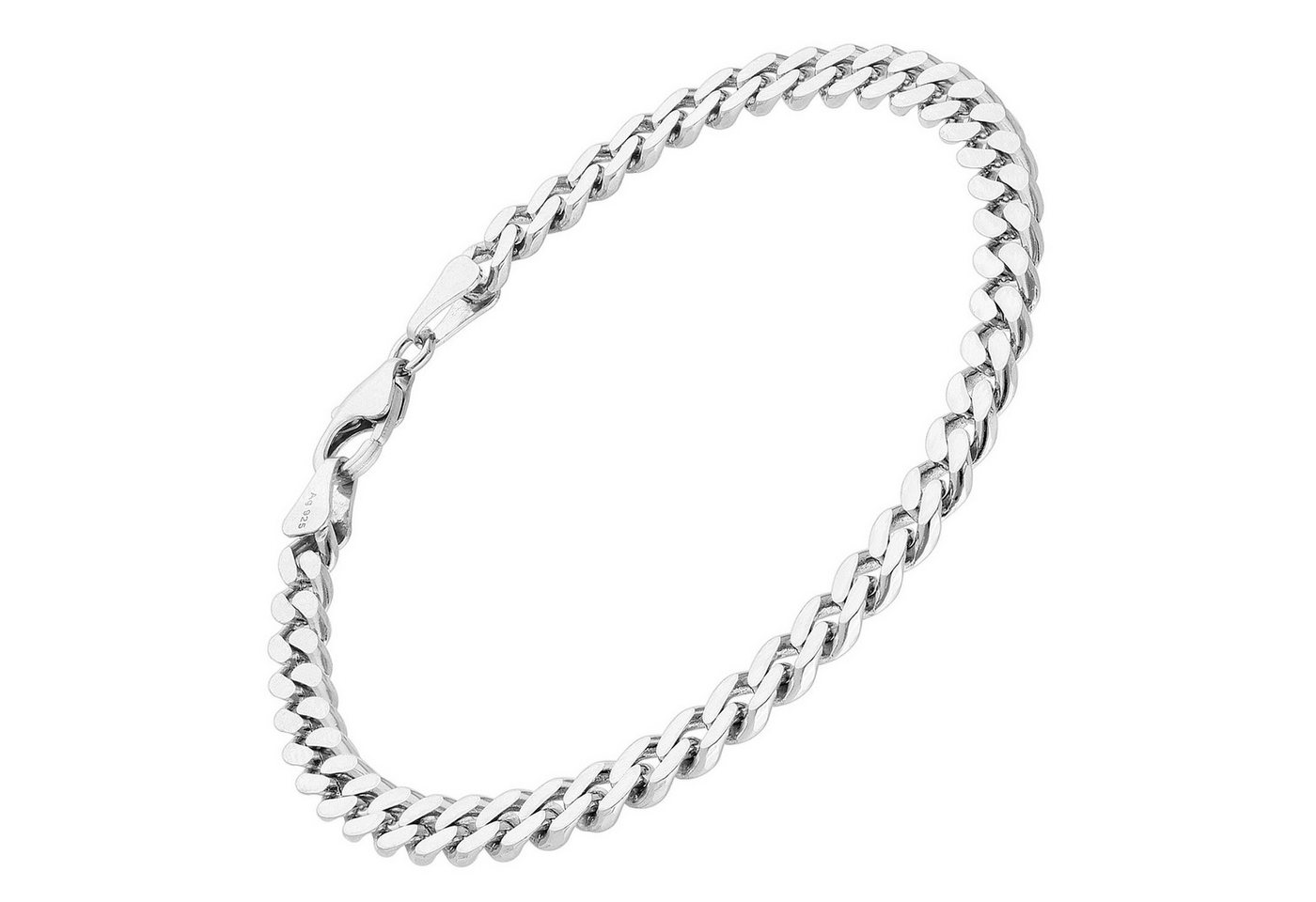 trendor Gliederarmband Herren-925 Silber 5,4 mm Breite von trendor