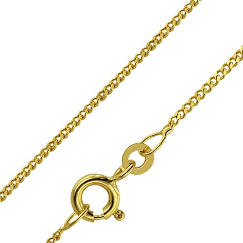 trendor Goldkette für Kinder 333 Gold (8 K) Länge 38/36 cm Breite 1,4 mm Goldkette, ein Schmuckstück für Kinder, schöne Geschenkidee, Kette aus Echtgold, 71958 von trendor