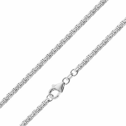 trendor Halskette Silber 925 Veneziakette 3,7 mm breit 41151-50 50 cm von trendor