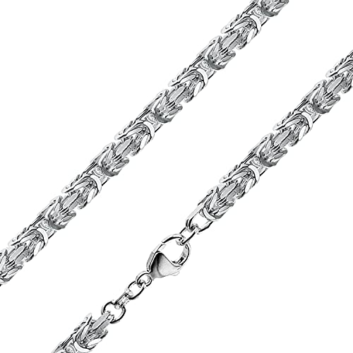 trendor Halskette für Männer 925 Sterlingsilber Königskette 4,7 mm 86113-55 55 cm von trendor