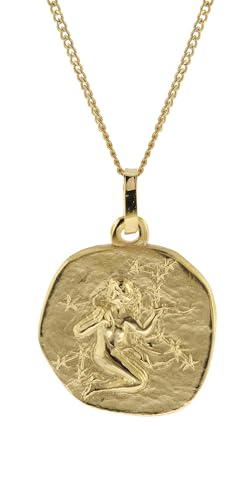 trendor Halskette mit Sternzeichen Jungfrau Gold 333/8K Ø 16 mm 41920-09-40 40 cm von trendor