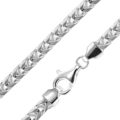 trendor Herren-Kette 925 Silber Fuchsschwanzkette Breite 5,6 mm modischer Halsschmuck für Männer, zeitloses Accessoire 15800-60 60 cm von trendor