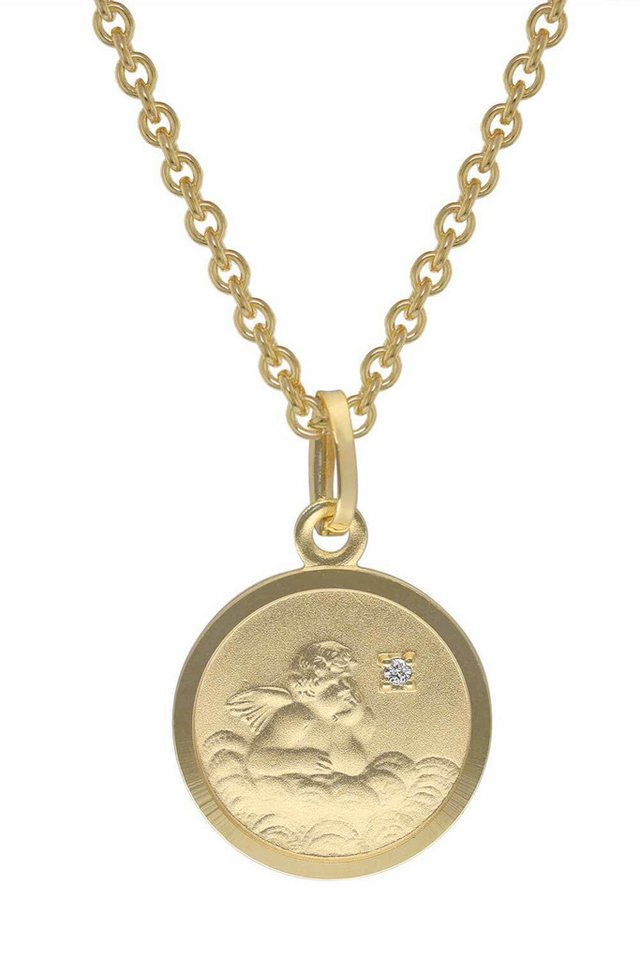 trendor Kette mit Anhänger -Anhänger mit Diamant Gold 333 (8 Karat) für von trendor