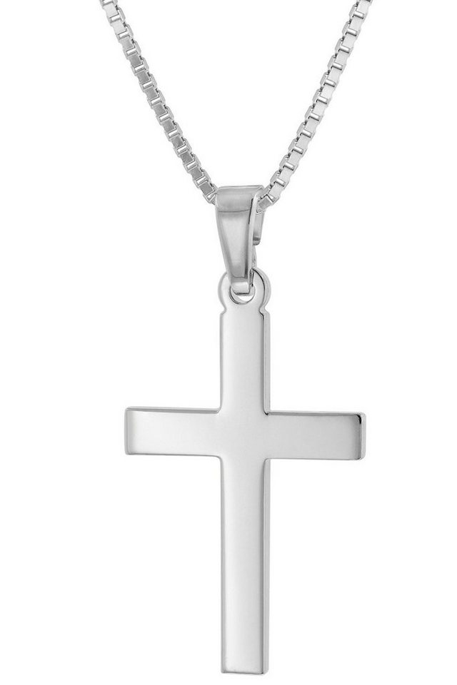 trendor Kette mit Anhänger Kreuz-Anhänger für 925 Silber mit von trendor