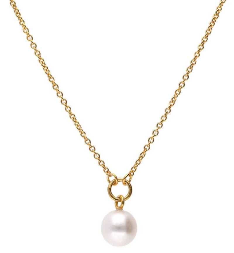 trendor Kette mit Anhänger Damen-mit 925 Silber Vergoldet 45 cm von trendor