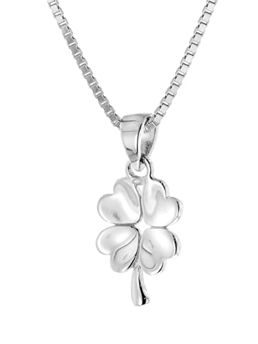 trendor Kinder-Halskette Silber 925 Collier mit Glücksbringer wunderschöner Halsschmuck, liebevolle Geschenkidee für Kinder, 41687-40 40 cm von trendor