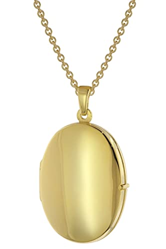trendor Medaillon mit Halskette für Damen Gold auf Silber 925 75826-50 50 cm trendor Medaillon mit Halskette für Damen Gold auf Silber 925 75826-50 50 cm von trendor