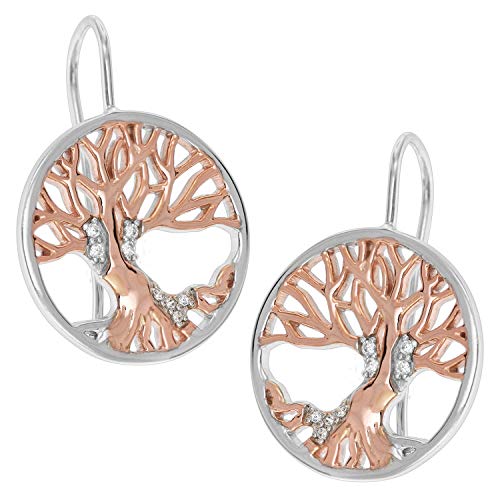 trendor Damen-Ohrringe Silber 925 Ohrhänger Lebensbaum Ohrschmuck aus Sterlingsilber, tolle Geschenkidee für Frauen 75509 trendor Damen-Ohrringe Silber 925 Ohrhänger Lebensbaum Ohrschmuck aus Sterlingsilber, tolle Geschenkidee für Frauen 75509 von trendor