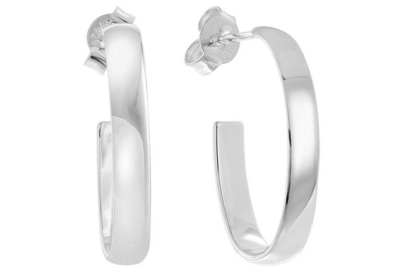 trendor Paar Creolen Damen-925 Silber Steck-20 mm von trendor