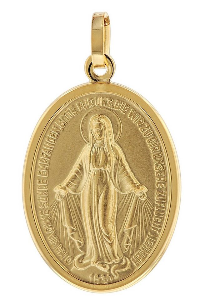 trendor Runder Anhänger Milagrosa Gold 333 (8 Karat) 24 mm von trendor