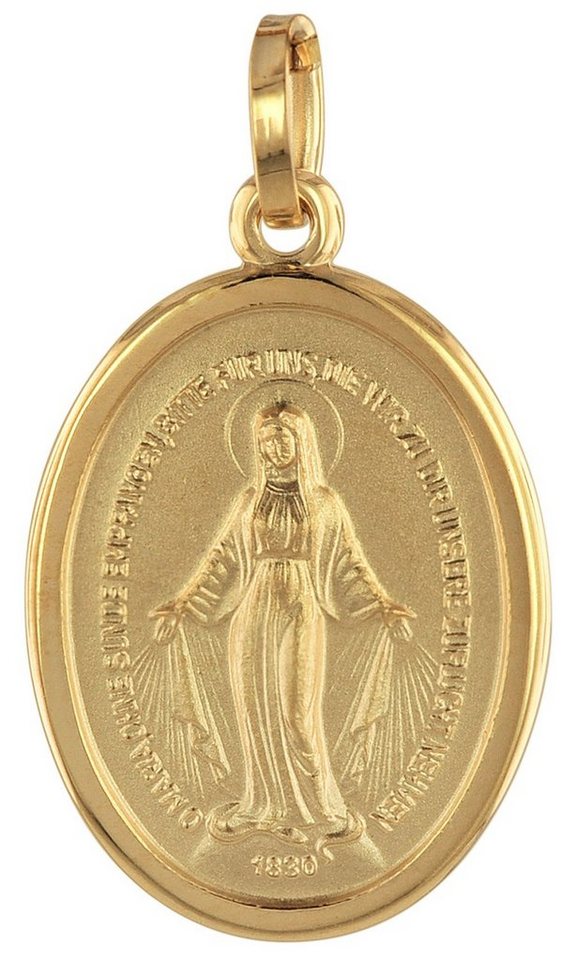 trendor Runder Anhänger Milagrosa Gold 750 (18 Karat) 18 mm von trendor