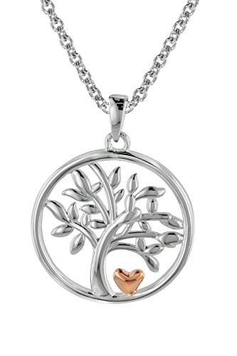 trendor Damen-Kette mit Lebensbaum-Anhänger 925 Silber modischer Silberschmuck für Frauen, diese Halskette ist eine tolle Geschenkidee, 08819 von trendor