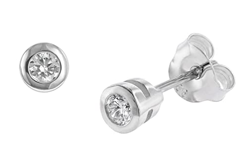 trendor Damen Ohrringe Silber 925 Ohrstecker mit Zirkonia zauberhafter Ohrschmuck aus Sterlingsilber für Damen, Geschenkidee für Frauen, Silberschuck, 08763 von trendor