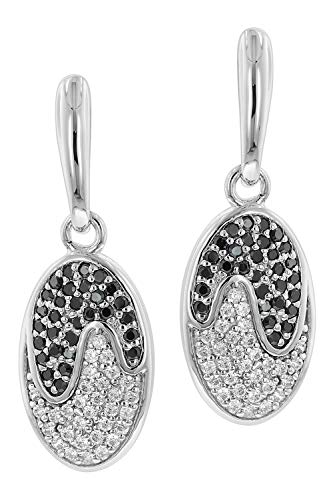 trendor Damen-Ohrringe 925 Silber Ohrhänger mit Zirkonia dieser zauberhafte Silberschmuck ist eine tolle Geschenkidee für Frauen 81613 von trendor