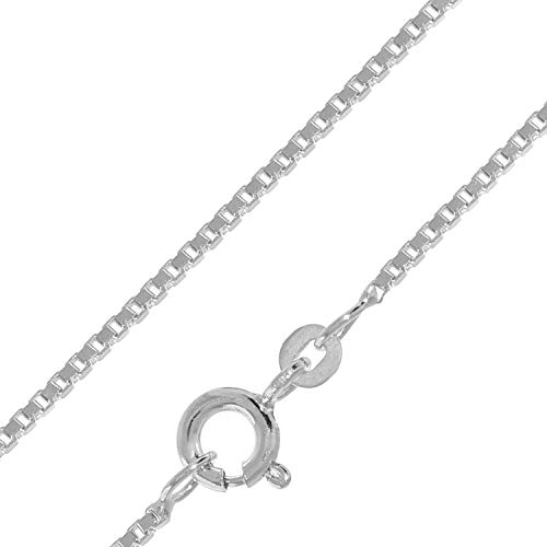 trendor Halskette für Anhänger 925 Silber Rhod. Venezianer Kette 1,2 mm 41123-42 42 cm von trendor