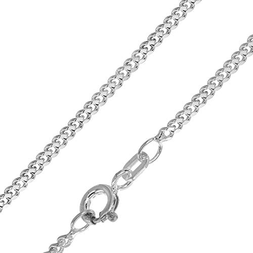 trendor Silberkette für Anhänger 925 Sterlingsilber Panzerkette 2,1 mm zauberhafter Silberschmuck für Damen, Halsschmuck aus Sterlingsilber, Geschenkidee 41215 45 cm trendor Silberkette für Anhänger 925 Sterlingsilber Panzerkette 2,1 mm zauberhafter Silberschmuck für Damen, Halsschmuck aus Sterlingsilber, Geschenkidee 41215 45 cm von trendor
